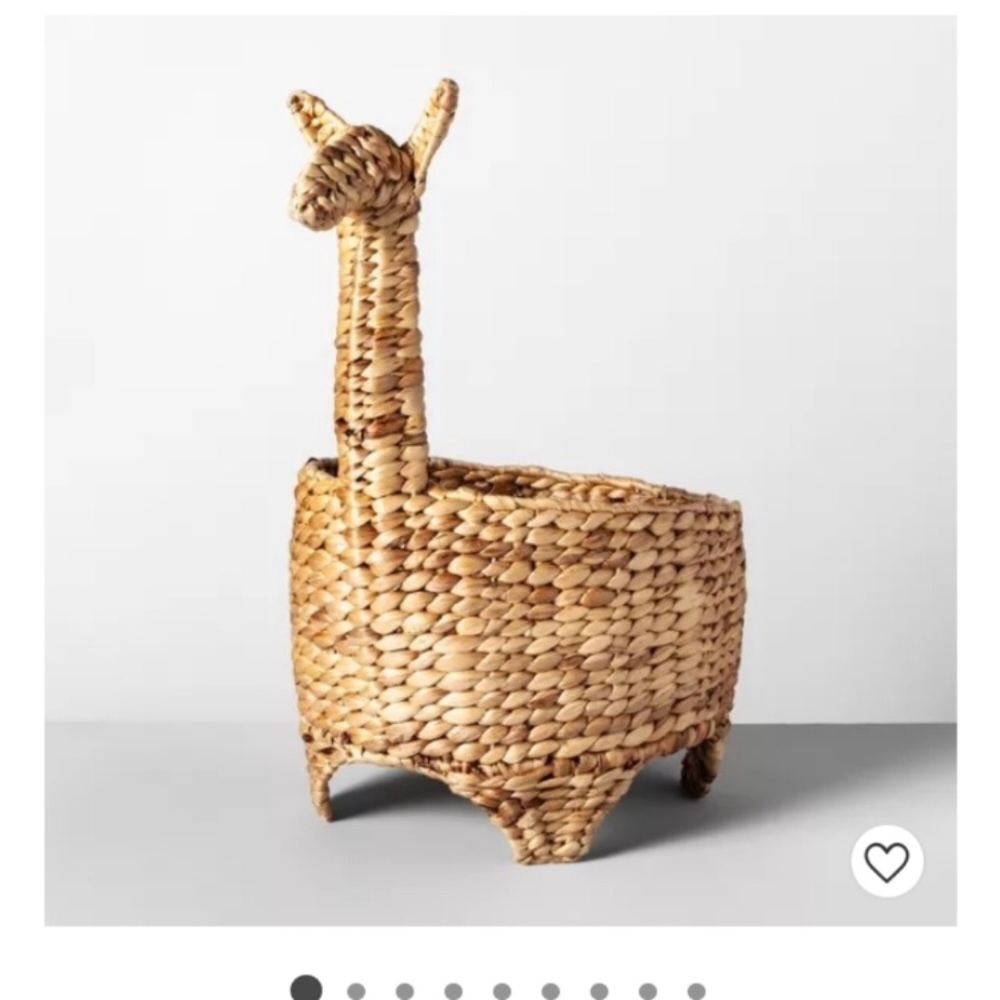 Llama basket from Target